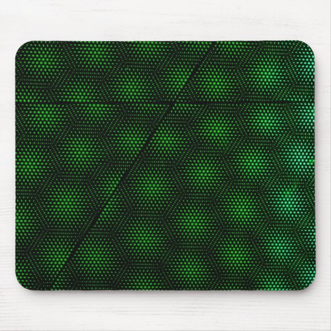 Abstract Green Background Mouse Pad (Front)