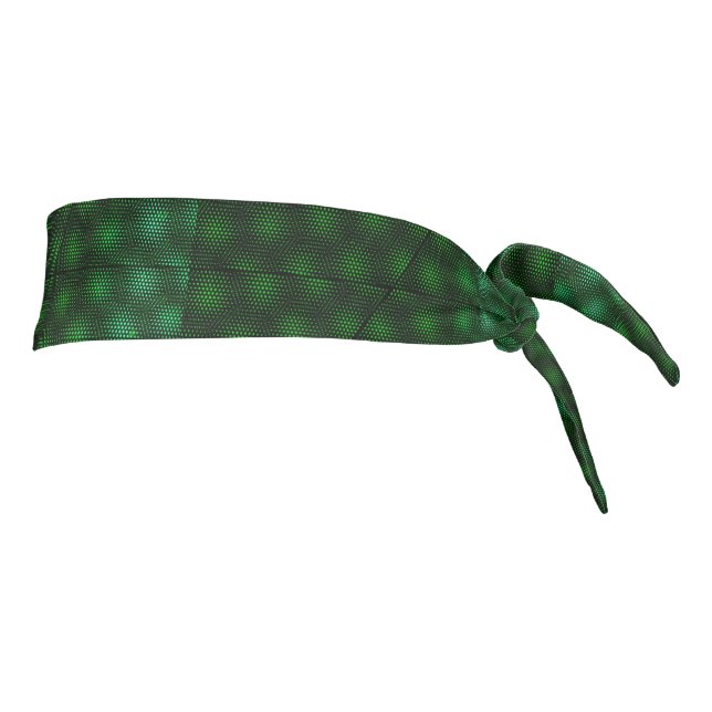 Abstract Green Background Tie Headband (Rotate 90)