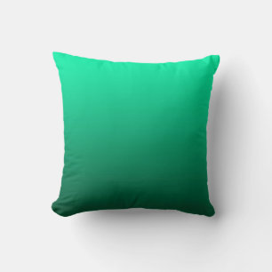 Abstract green birght contrast pure color trend mo throw pillow