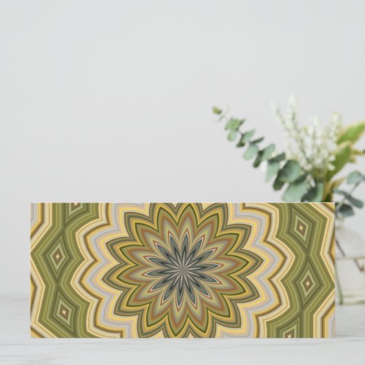 Abstract Green Book Mark (Standing Front)