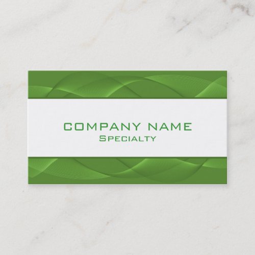 Abstract green Business Cards