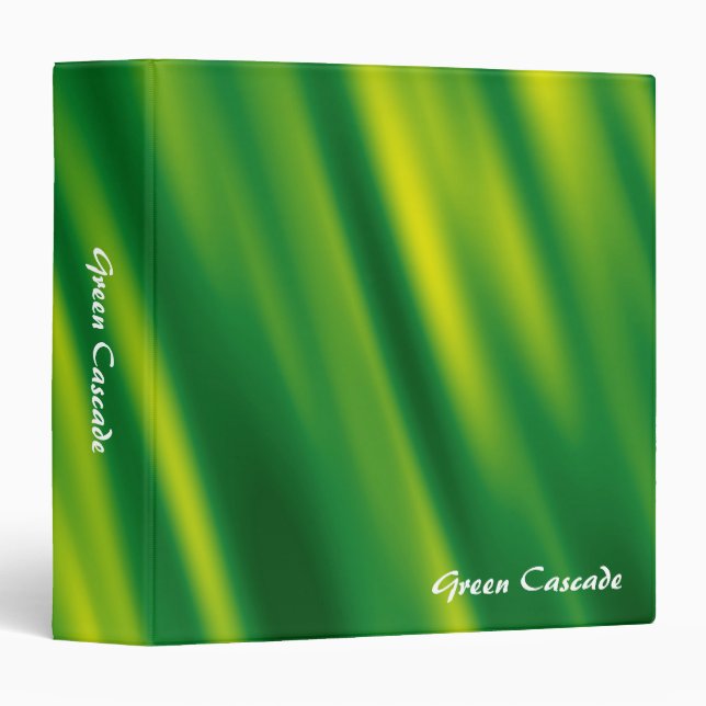 Abstract - Green Cascade (1.5in) Binder (Front/Spine)
