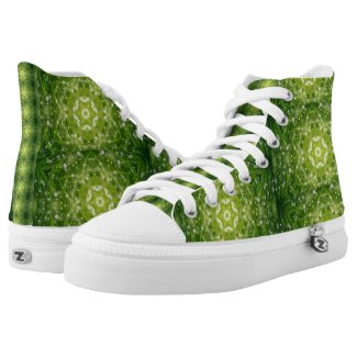 Abstract green decorative print