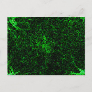 Abstract Green Digital Painting Postcard