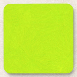 Abstract Green Lime Beverage Coaster