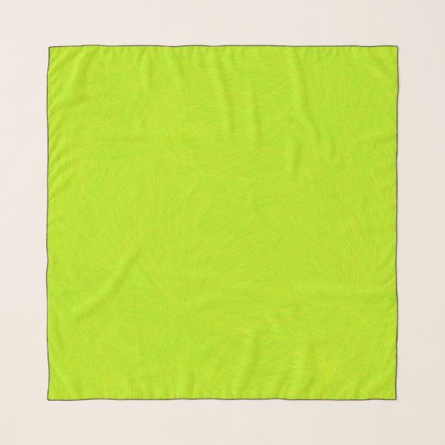 Abstract Green Lime Scarf (Front)