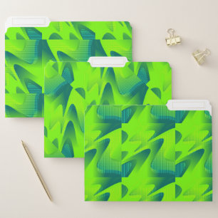abstract green liquid color wavy background file folder