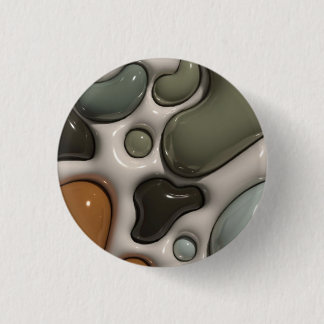 Abstract Green Marble | Modern Aesthetic Button