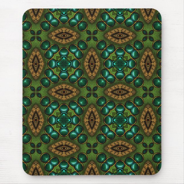 abstract_green mouse pad (Front)