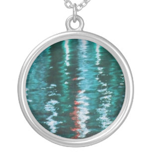 Abstract Green Necklace