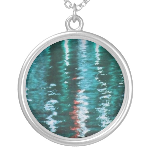 Abstract Green Necklace (Front)