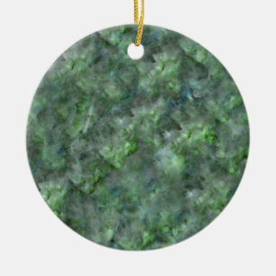 Abstract green quartz marble granite pattern   ceramic ornament