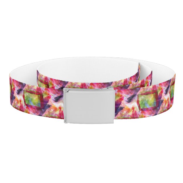 Abstract green, red wallpaper belt (Coil)