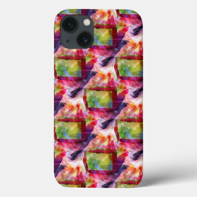 Abstract green, red wallpaper Case-Mate iPhone case (Back)