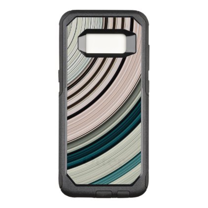 Abstract Green Rings OtterBox Commuter Samsung Galaxy S8 Case