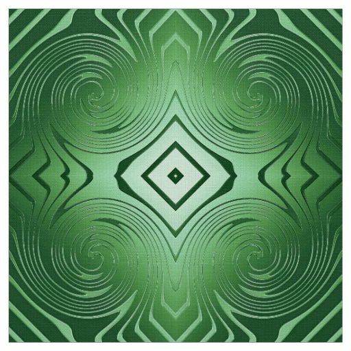 abstract green swirl pattern fabric