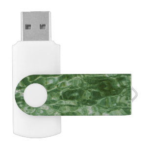Abstract Green Water USB Flash Drive