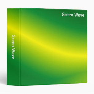Abstract - Green Wave (1.5in) Binder