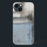 Abstract Grey & Blue Painting iPhone 13 Case<br><div class="desc">A Jennifer Goldberger abstract grey and blue painting. It looks like a cloudy day that could turn into a rainstorm. If you love modern art then this is the print for you. Pick one up today!</div>