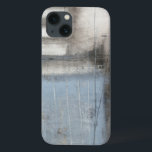 Abstract Grey & Blue Painting iPhone 13 Case<br><div class="desc">A Jennifer Goldberger abstract grey and blue painting. It looks like a cloudy day that could turn into a rainstorm. If you love modern art then this is the print for you. Pick one up today!</div>