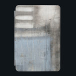 Abstract Grey & Blue Painting iPad Mini Cover<br><div class="desc">A Jennifer Goldberger abstract grey and blue painting. It looks like a cloudy day that could turn into a rainstorm. If you love modern art then this is the print for you. Pick one up today!</div>