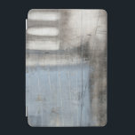Abstract Grey & Blue Painting iPad Mini Cover<br><div class="desc">A Jennifer Goldberger abstract grey and blue painting. It looks like a cloudy day that could turn into a rainstorm. If you love modern art then this is the print for you. Pick one up today!</div>