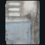Abstract Grey & Blue Painting iPad Smart Cover<br><div class="desc">A Jennifer Goldberger abstract grey and blue painting. It looks like a cloudy day that could turn into a rainstorm. If you love modern art then this is the print for you. Pick one up today!</div>