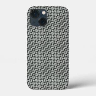 Abstract grey pattern iPhone 13 mini case