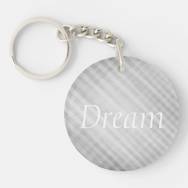 abstract grid pattern keychain (Front)