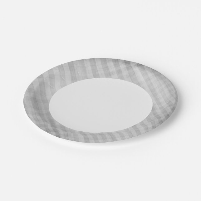 abstract grid pattern paper plates (Angled)