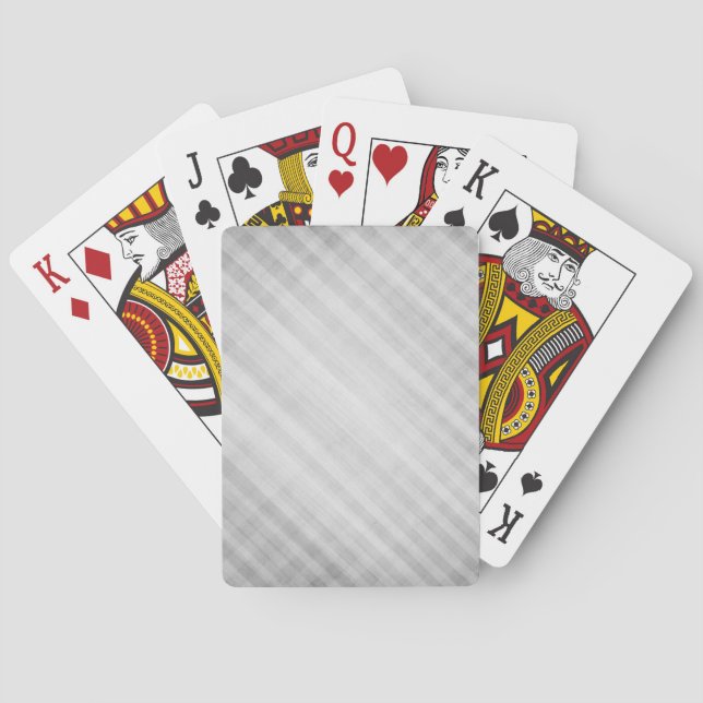 abstract grid pattern poker cards (Back)