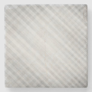 abstract grid pattern stone coaster