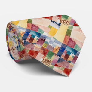 Abstract Grid – Vibrant Structure Neck Tie