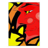 Abstract Grinning Devil Art (Front)