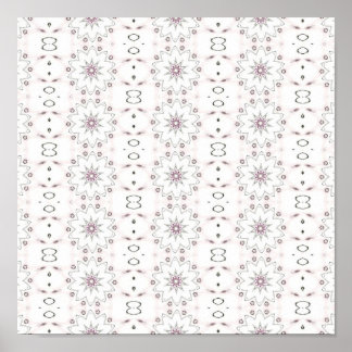abstract groovy floral pattern print