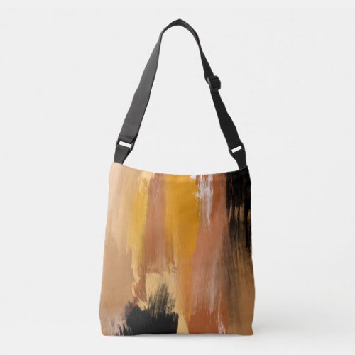 Abstract Grounded Earth Crossbody Bag