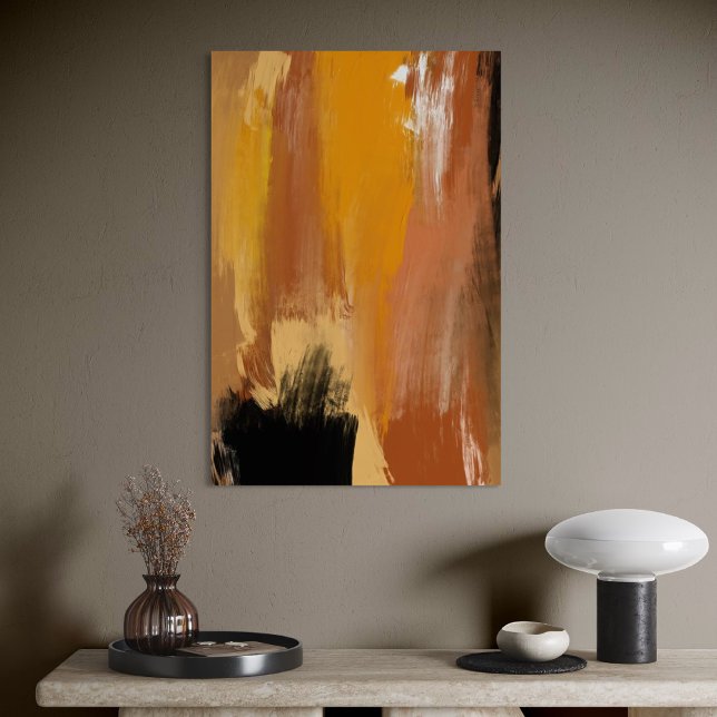 Abstract Grounded Earth Metal Print (Abstract Grounded Earth artwork displayed)