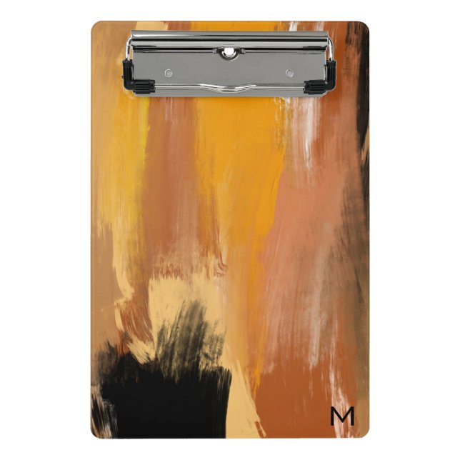 Abstract Grounded Earth Mini Clipboard (Front)