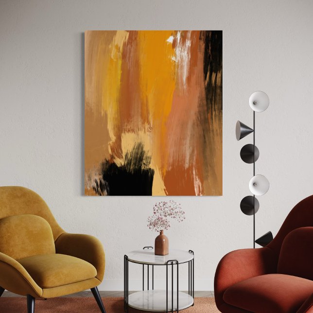 Abstract Grounded Earth Poster (Abstract Grounded Earth artwork displayed)