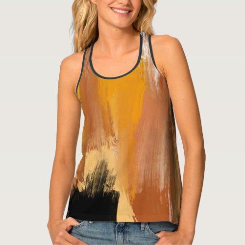 Abstract Grounded Earth Tank Top