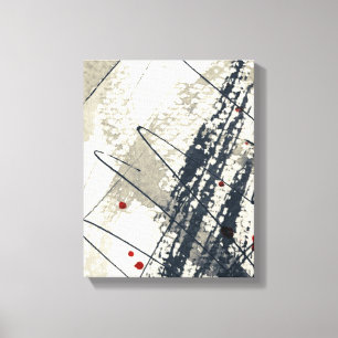 Abstract grunge background, ink texture. 2 canvas print