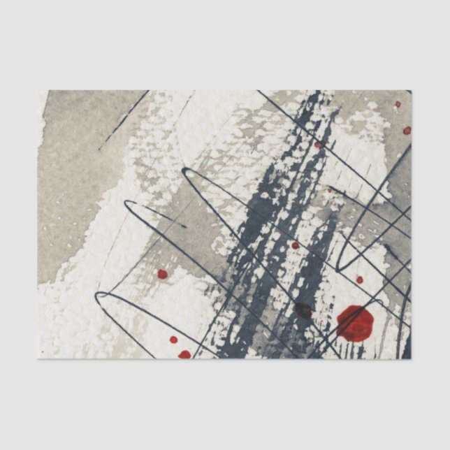 Abstract grunge background, ink texture. 2 tissue paper (Front)