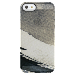 Abstract grunge background, ink texture. 4 clear iPhone SE/5/5s case