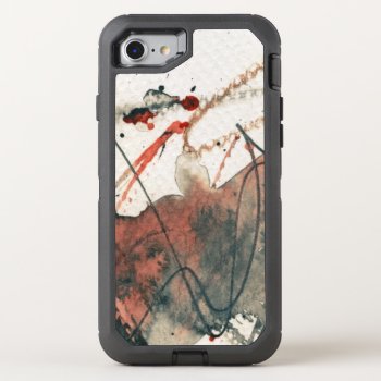 Abstract Grunge Background  Ink Texture. 5 Otterbox Defender Iphone Se/8/7 Case by watercoloring at Zazzle