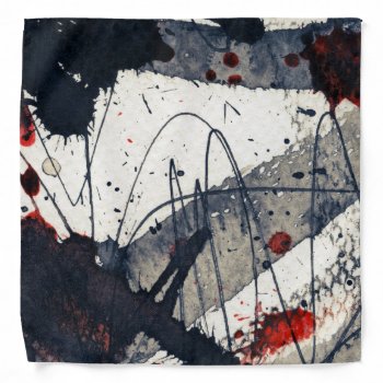 Abstract Grunge Background  Ink Texture. Bandana by watercoloring at Zazzle