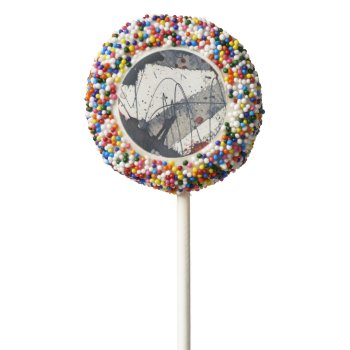 Abstract Grunge Background  Ink Texture. Chocolate Dipped Oreo Pop by watercoloring at Zazzle