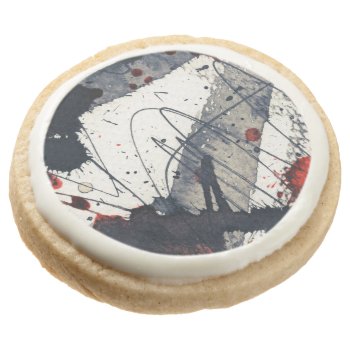 Abstract Grunge Background  Ink Texture. Sugar Cookie by watercoloring at Zazzle