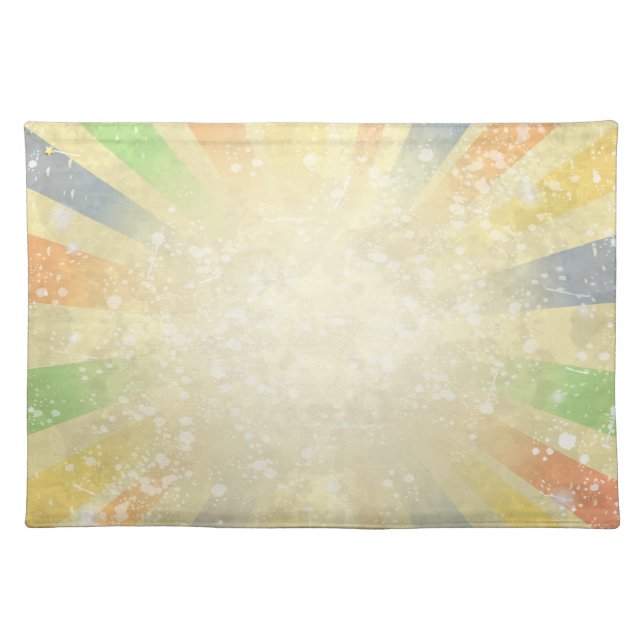Abstract grunge background placemat (Front)