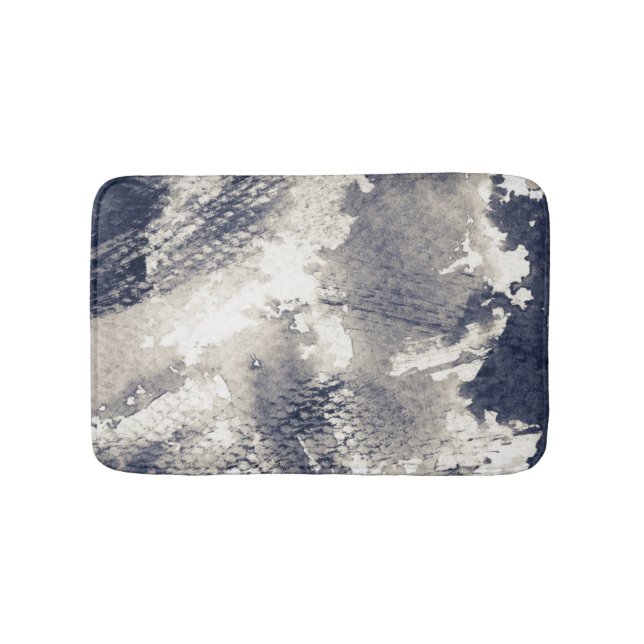 Abstract grunge background. Watercolor, ink Bathroom Mat (Front)