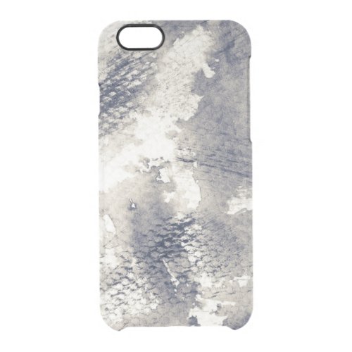 Abstract grunge background Watercolor ink Clear iPhone 66S Case